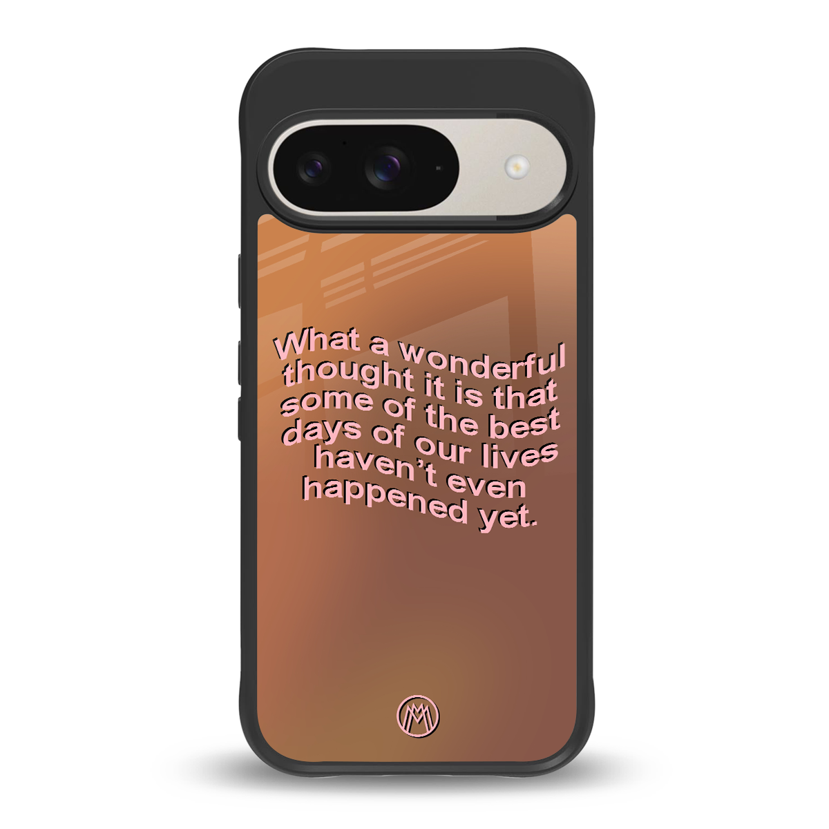 wonderful thought back phone cover | glass case for google pixel 9