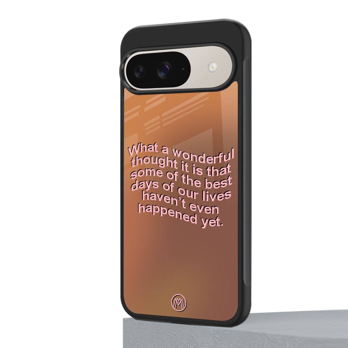 wonderful thought back phone cover | glass case for google pixel 9