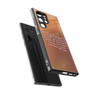 wonderful thought back phone cover | glass case for samsung galaxy s23 ultra
