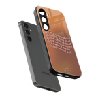wonderful thought back phone cover | glass case for samsung galaxy s25 plus