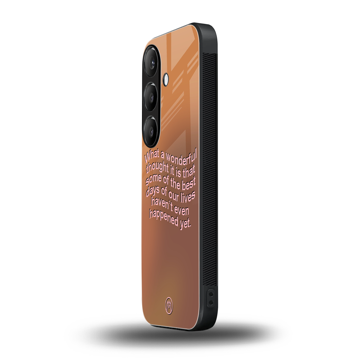 wonderful thought back phone cover | glass case for samsung galaxy s24 plus