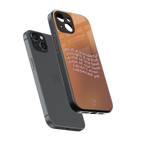 wonderful thought back phone cover | glass case for iphone 15