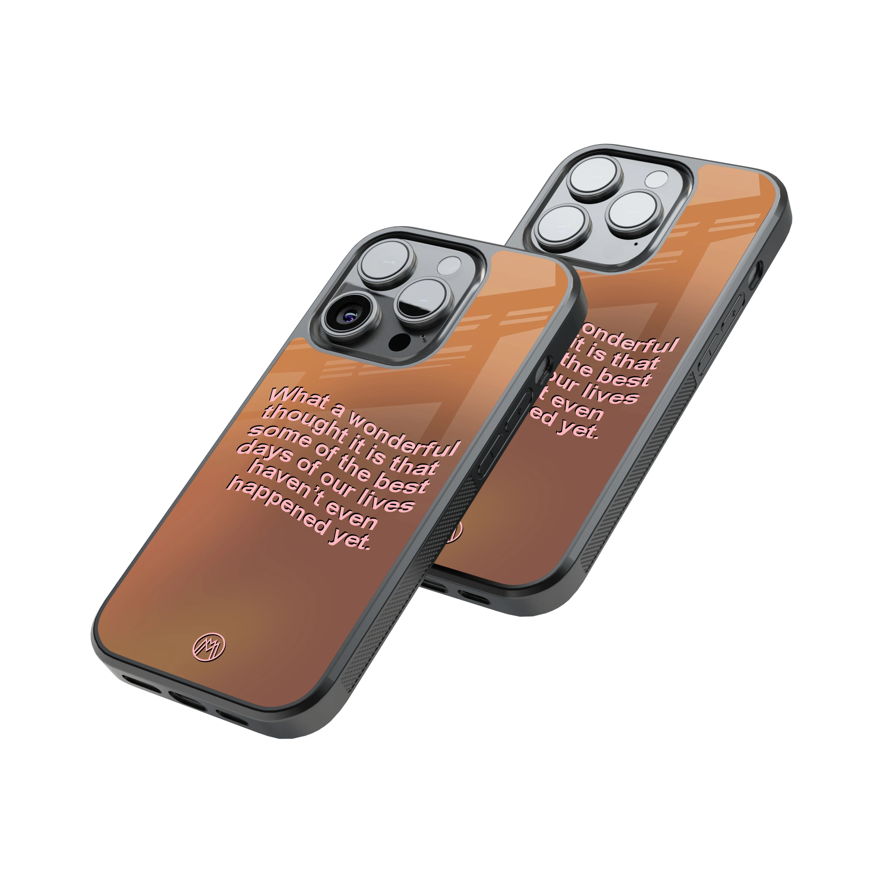 Protective Glass Back Phone Case Compatible with iPhone, Samsung, OnePlus, Pixel & More