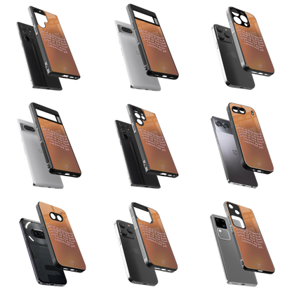 Durable Glass Back Mobile Case for iPhone, Samsung, OnePlus, Google Pixel, Redmi, Vivo, Oppo