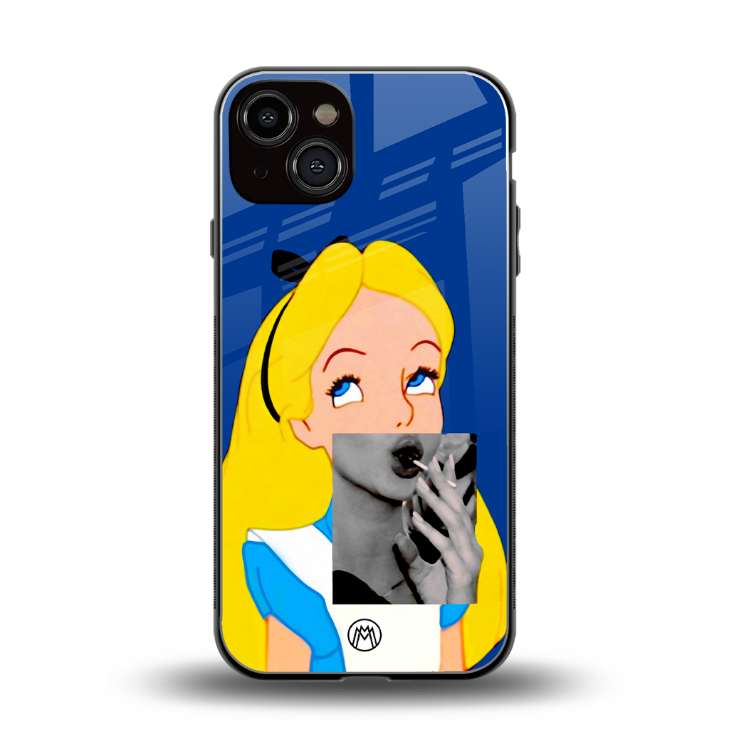 wonderland treat back phone cover | glass case for iphone 13