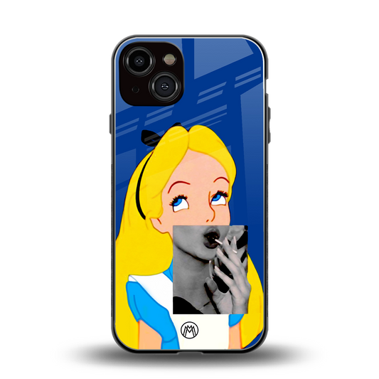 wonderland treat back phone cover | glass case for iphone 13