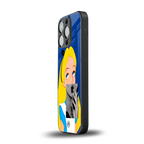 wonderland treat back phone cover | glass case for iphone 14 pro