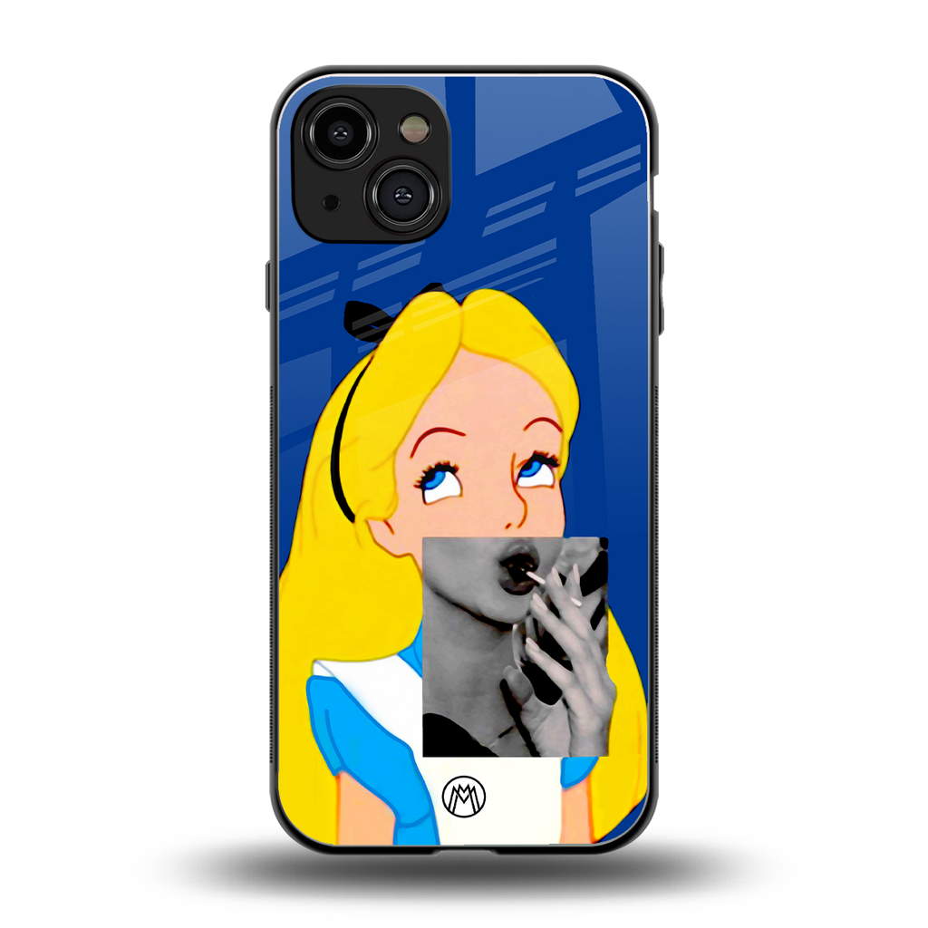wonderland treat back phone cover | glass case for iphone 14