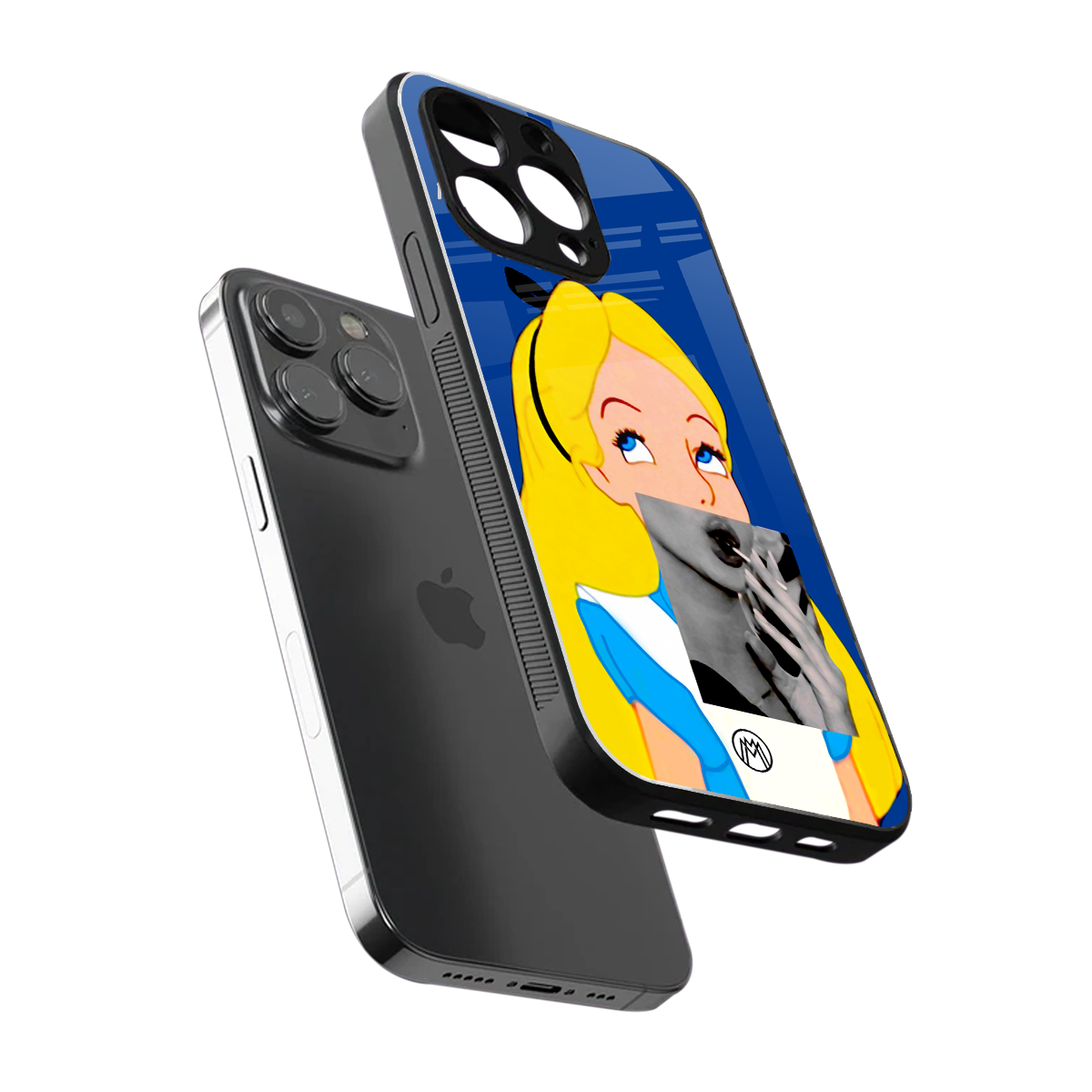 wonderland treat back phone cover | glass case for iphone 15 pro