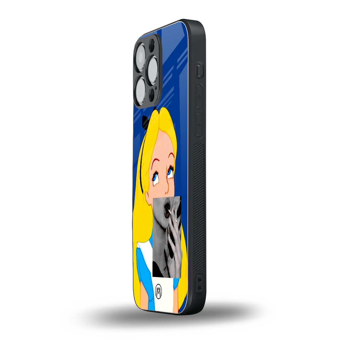 wonderland treat back phone cover | glass case for iphone 16 pro max