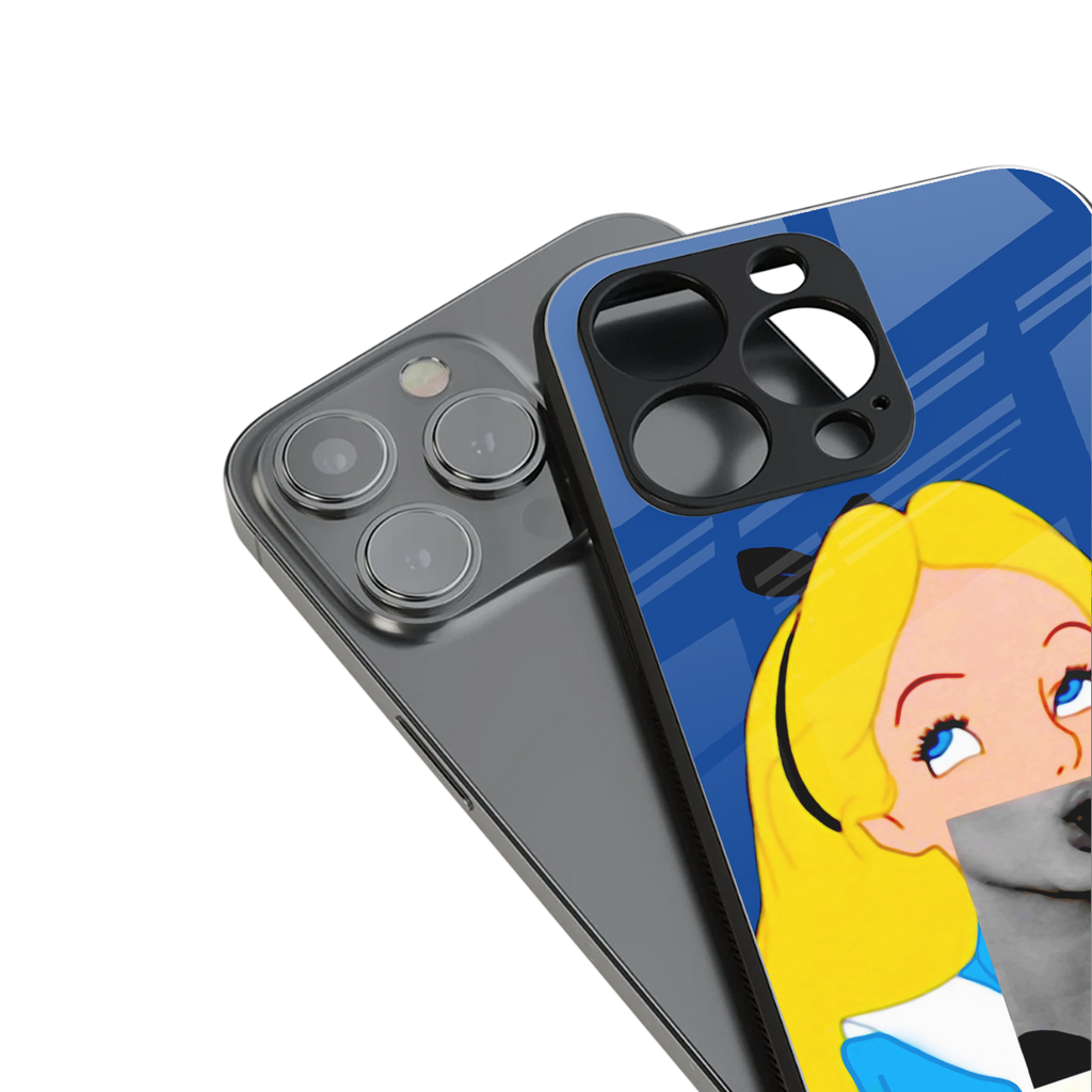 wonderland treat back phone cover | glass case for iphone 14