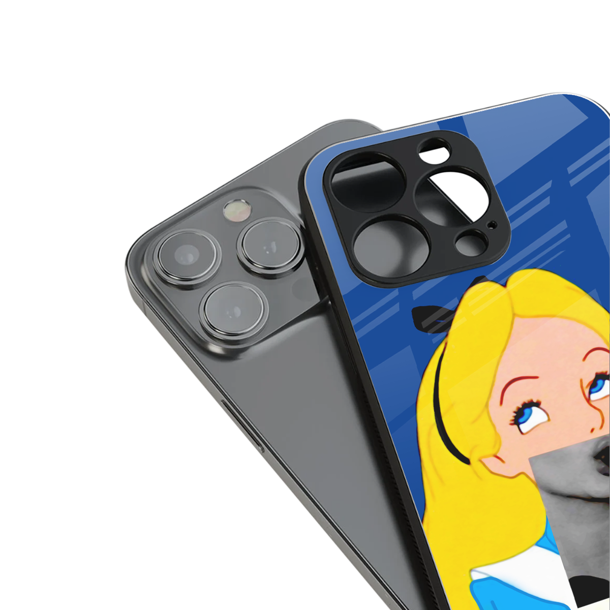 wonderland treat back phone cover | glass case for iphone 14 pro max