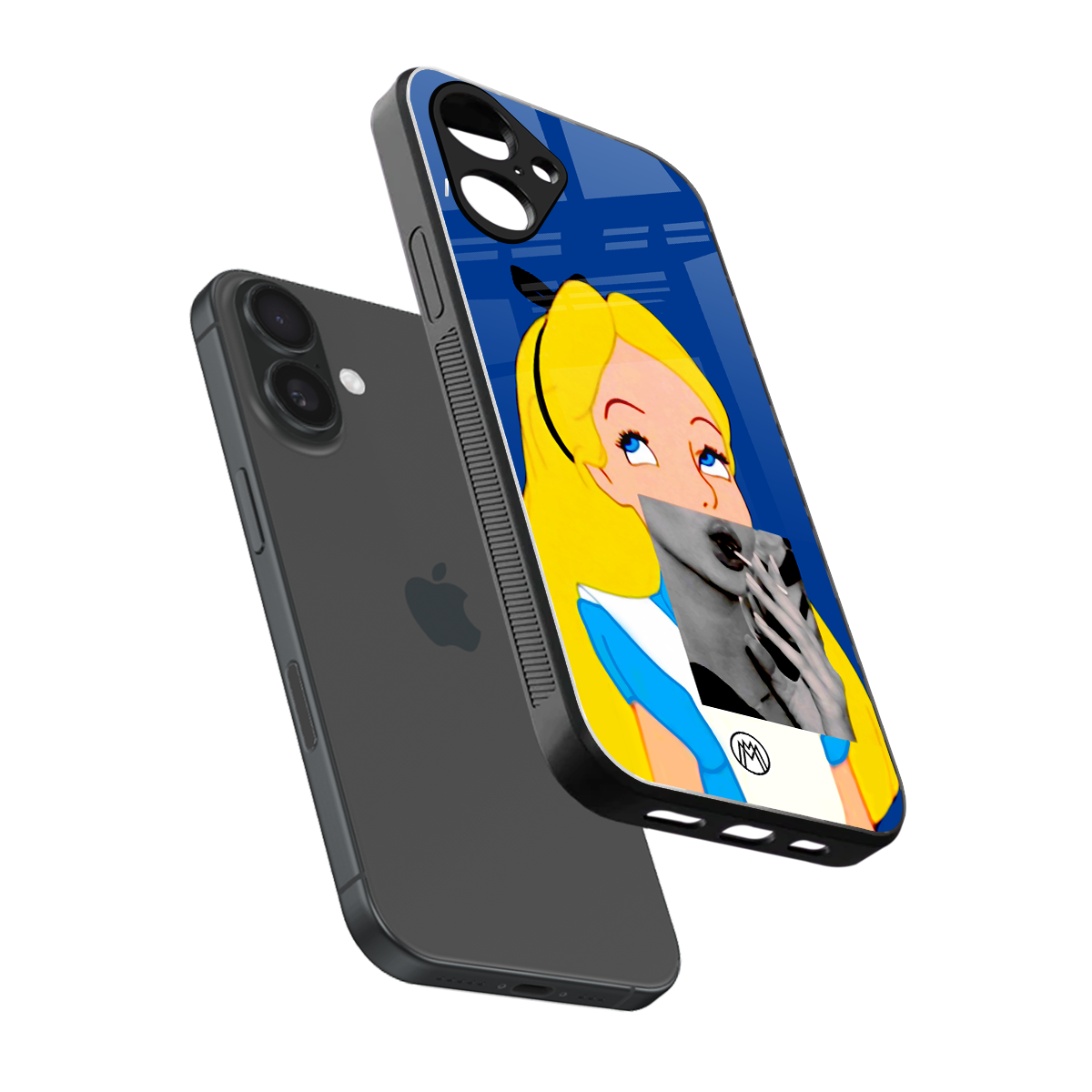 wonderland treat back phone cover | glass case for iphone 16