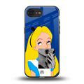 wonderland treat back phone cover | glass case for iphone 16e