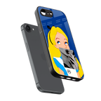 wonderland treat back phone cover | glass case for iphone 16e
