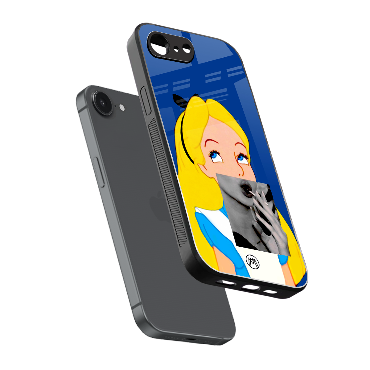 wonderland treat back phone cover | glass case for iphone 16e