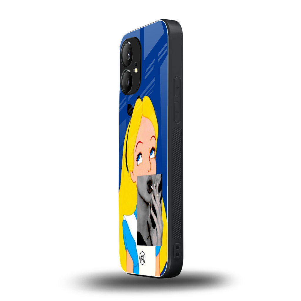 wonderland treat back phone cover | glass case for nothing phone 1