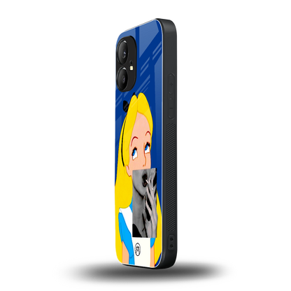 wonderland treat back phone cover | glass case for nothing phone 1