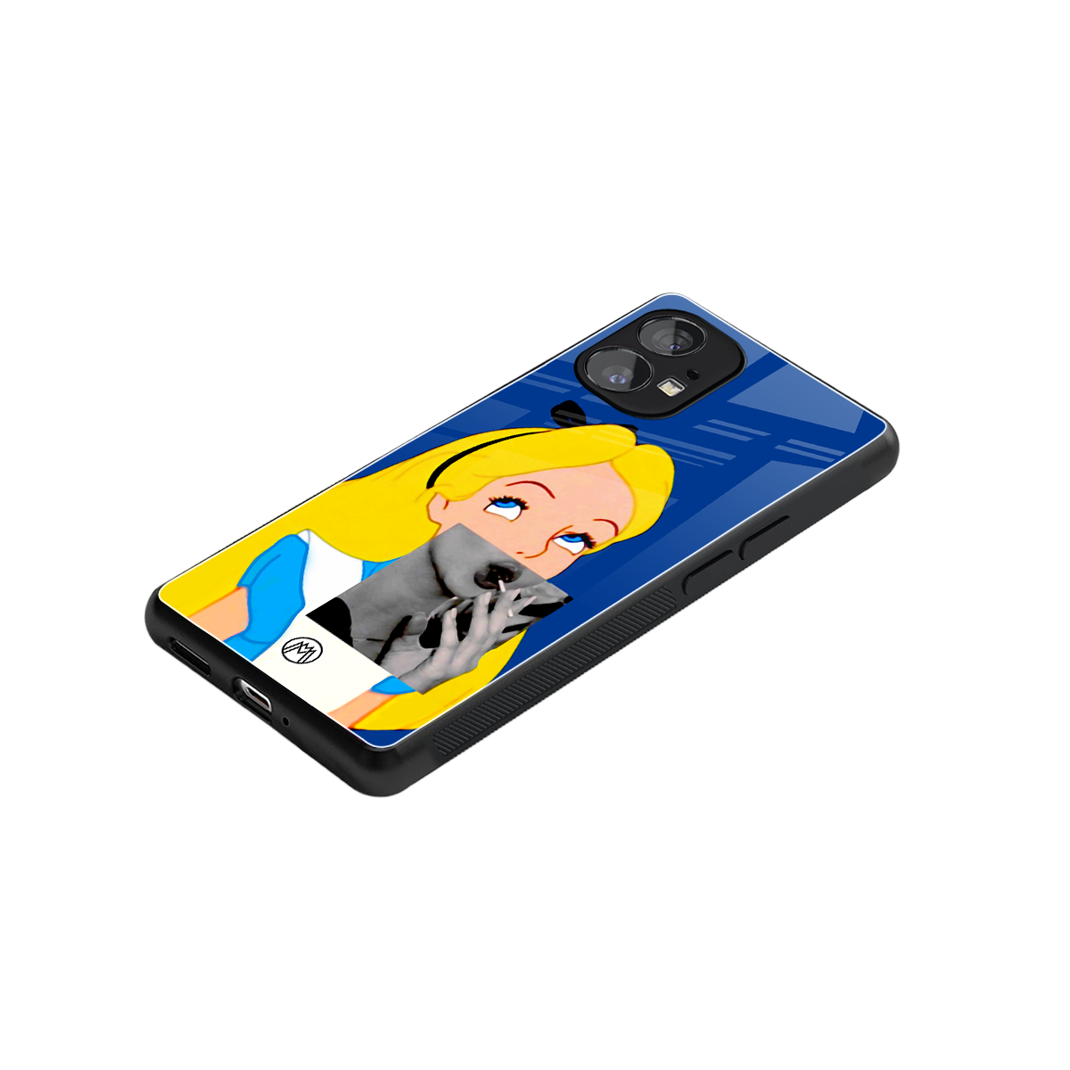 wonderland treat back phone cover | glass case for nothing phone 1