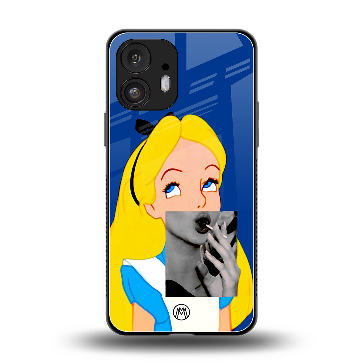 wonderland treat back phone cover | glass case for nothing phone 2