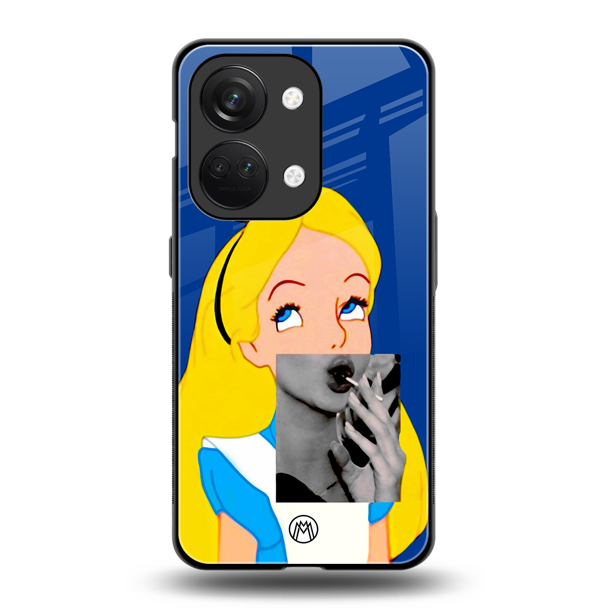 wonderland treat back phone cover | glass case for oneplus nord 3