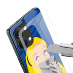wonderland treat back phone cover | glass case for oneplus nord 3