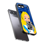 wonderland treat back phone cover | glass case for oneplus nord 4