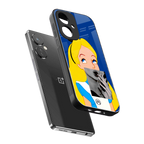 wonderland treat back phone cover | glass case for oneplus nord ce 3