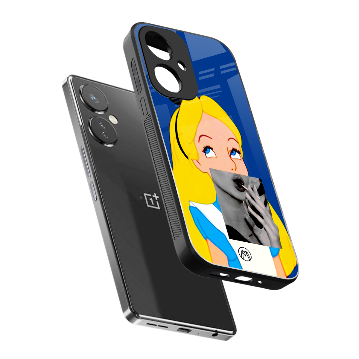 wonderland treat back phone cover | glass case for oneplus nord ce 3