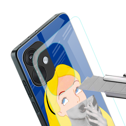 wonderland treat back phone cover | glass case for oneplus nord ce 3