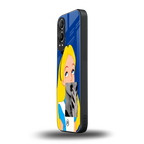 wonderland treat back phone cover | glass case for oneplus nord ce 4 lite