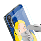 wonderland treat back phone cover | glass case for oneplus nord ce 4 lite