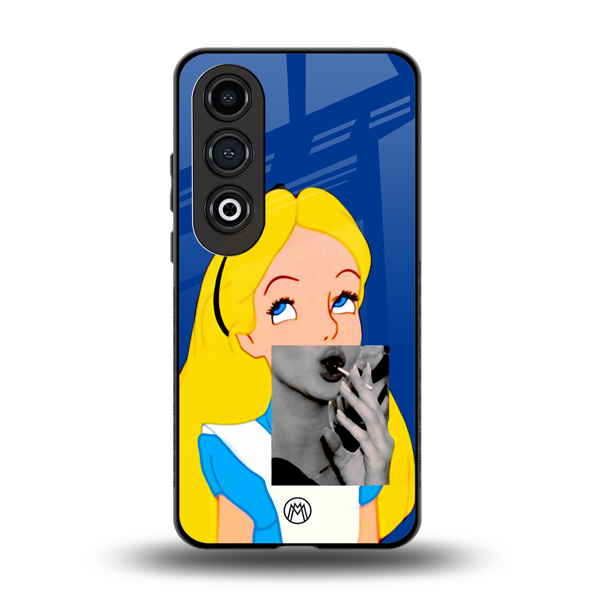 wonderland treat back phone cover | glass case for oneplus nord ce 4
