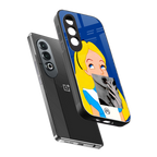 wonderland treat back phone cover | glass case for oneplus nord ce 4