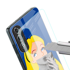 wonderland treat back phone cover | glass case for oneplus nord ce 4