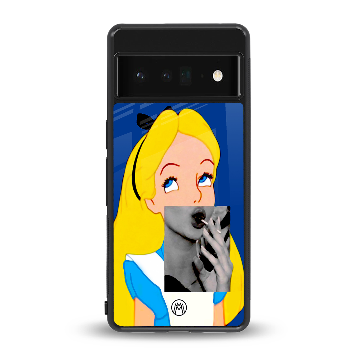 wonderland treat back phone cover | glass case for google pixel 6 pro