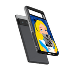 wonderland treat back phone cover | glass case for google pixel 6 pro