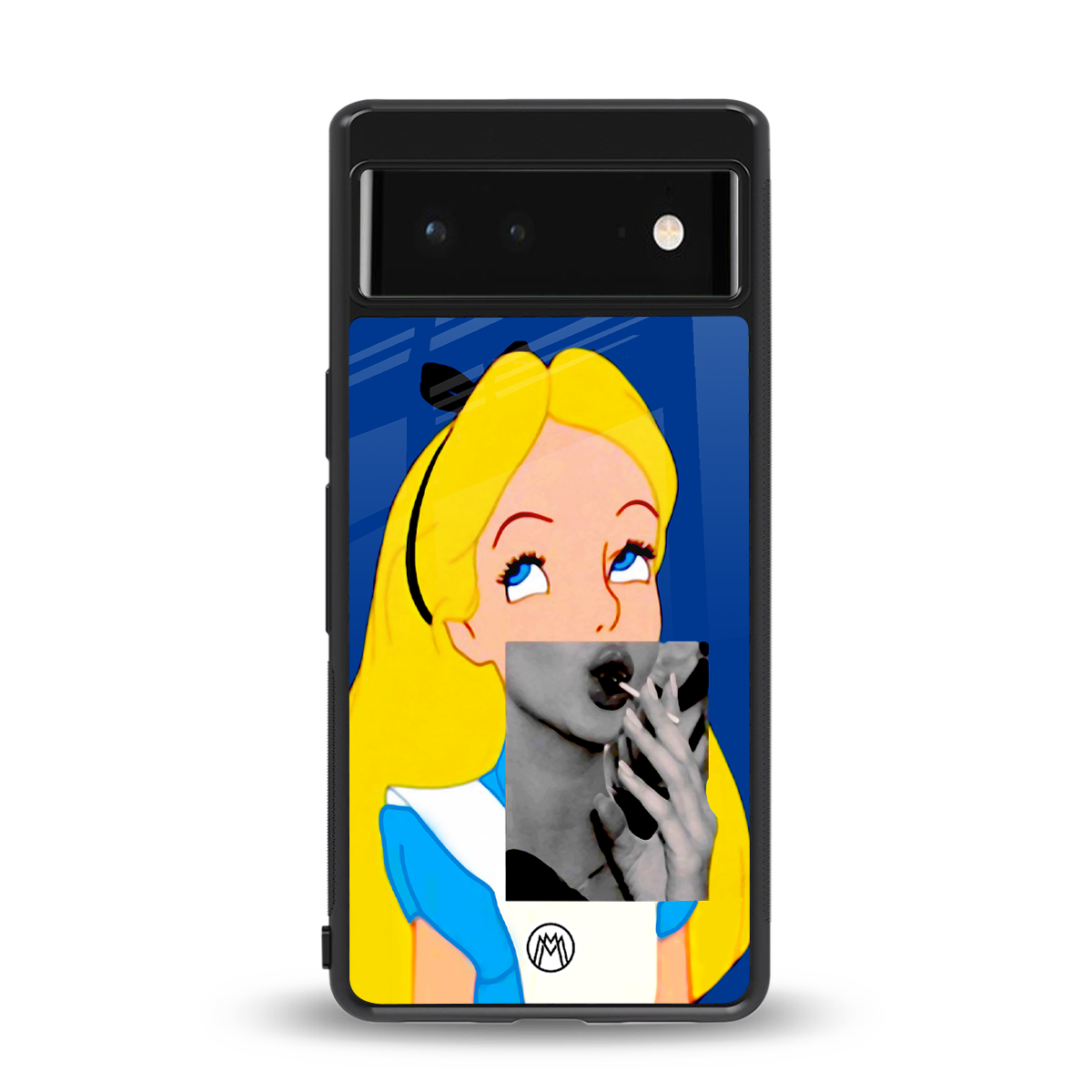 wonderland treat back phone cover | glass case for google pixel 6