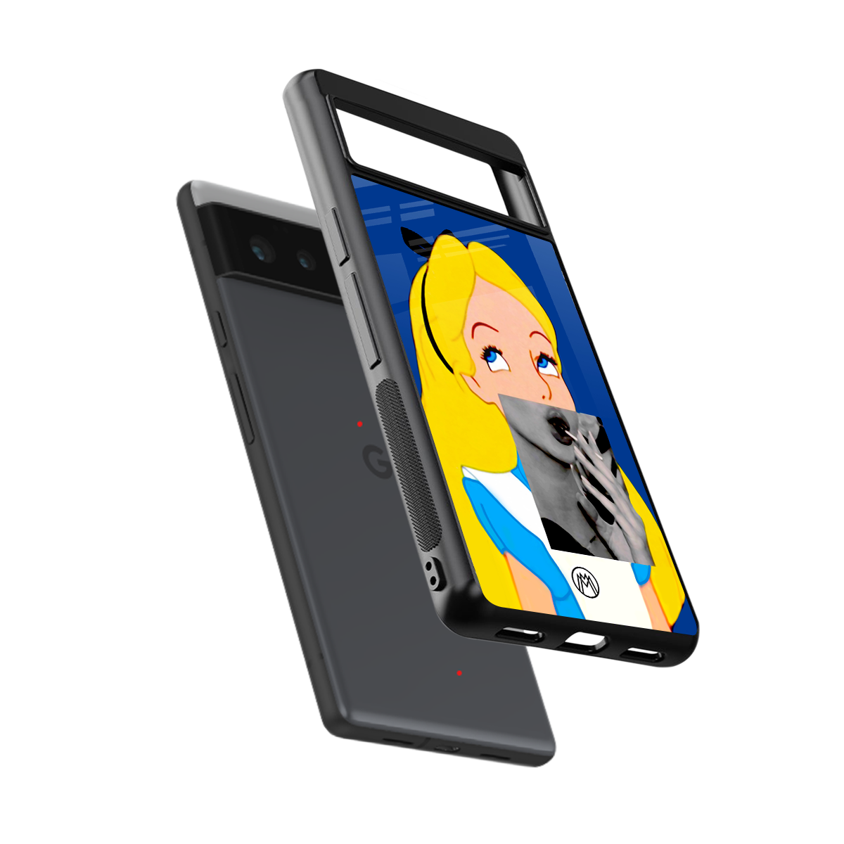 wonderland treat back phone cover | glass case for google pixel 6