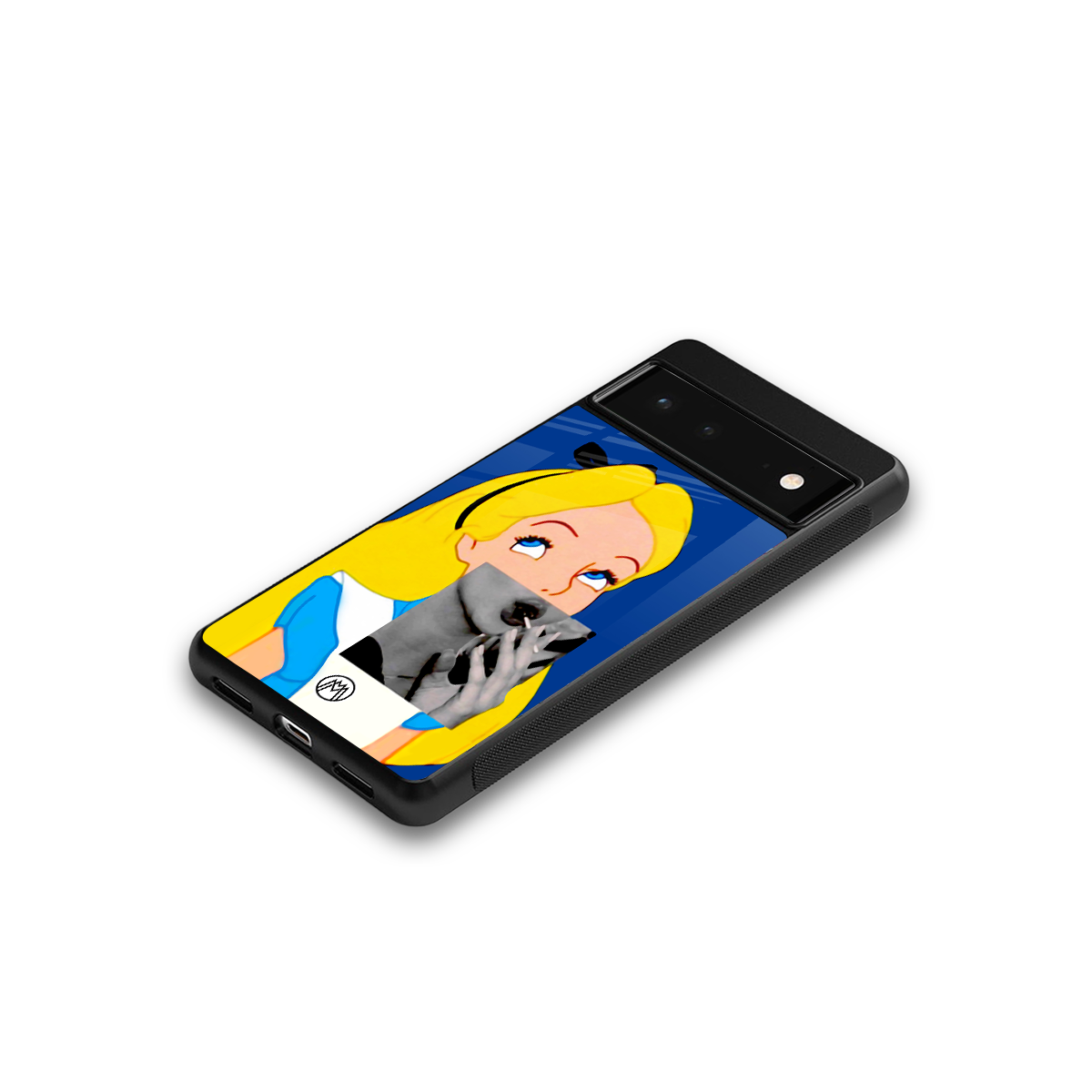 wonderland treat back phone cover | glass case for Google Pixel 6A
