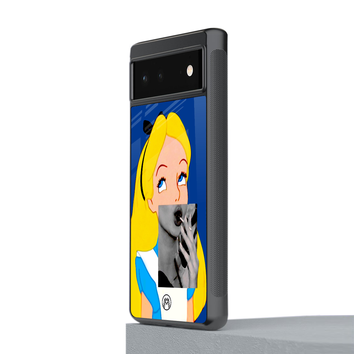 wonderland treat back phone cover | glass case for google pixel 6