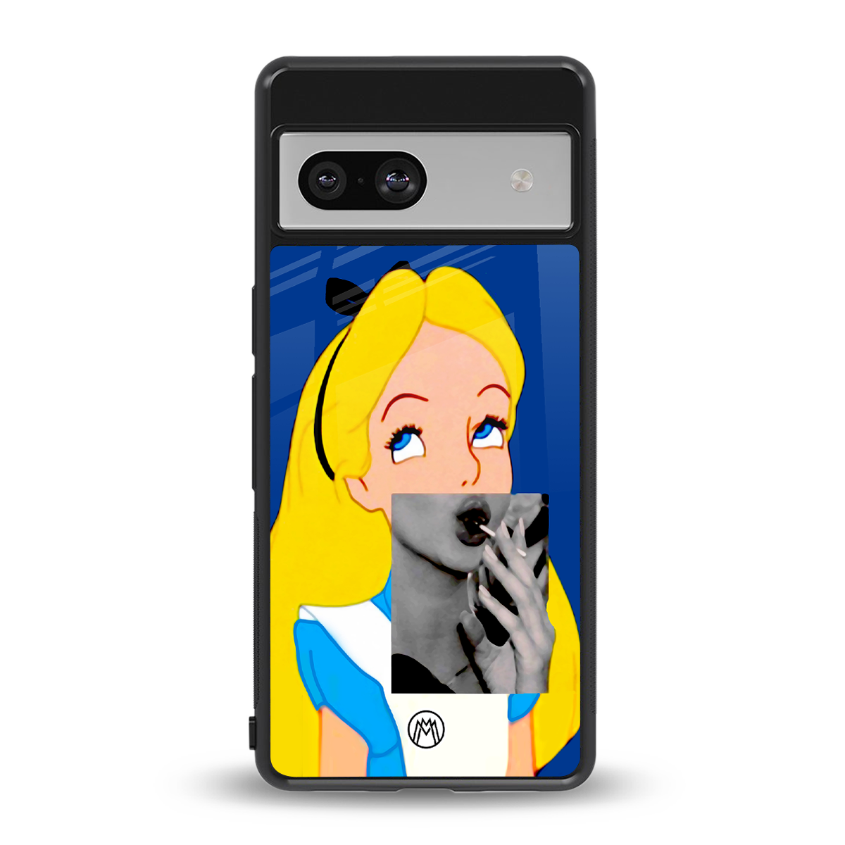 wonderland treat back phone cover | glass case for Google Pixel 7A