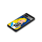 wonderland treat back phone cover | glass case for Google Pixel 7A