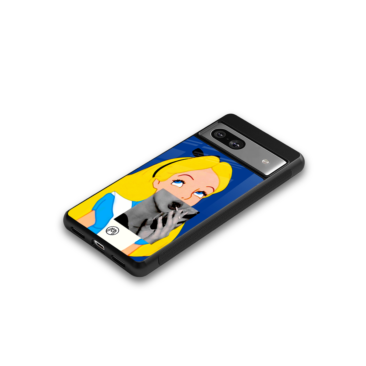wonderland treat back phone cover | glass case for Google Pixel 7A