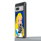 wonderland treat back phone cover | glass case for Google Pixel 7A
