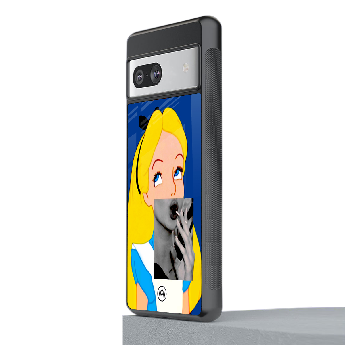 wonderland treat back phone cover | glass case for Google Pixel 7A