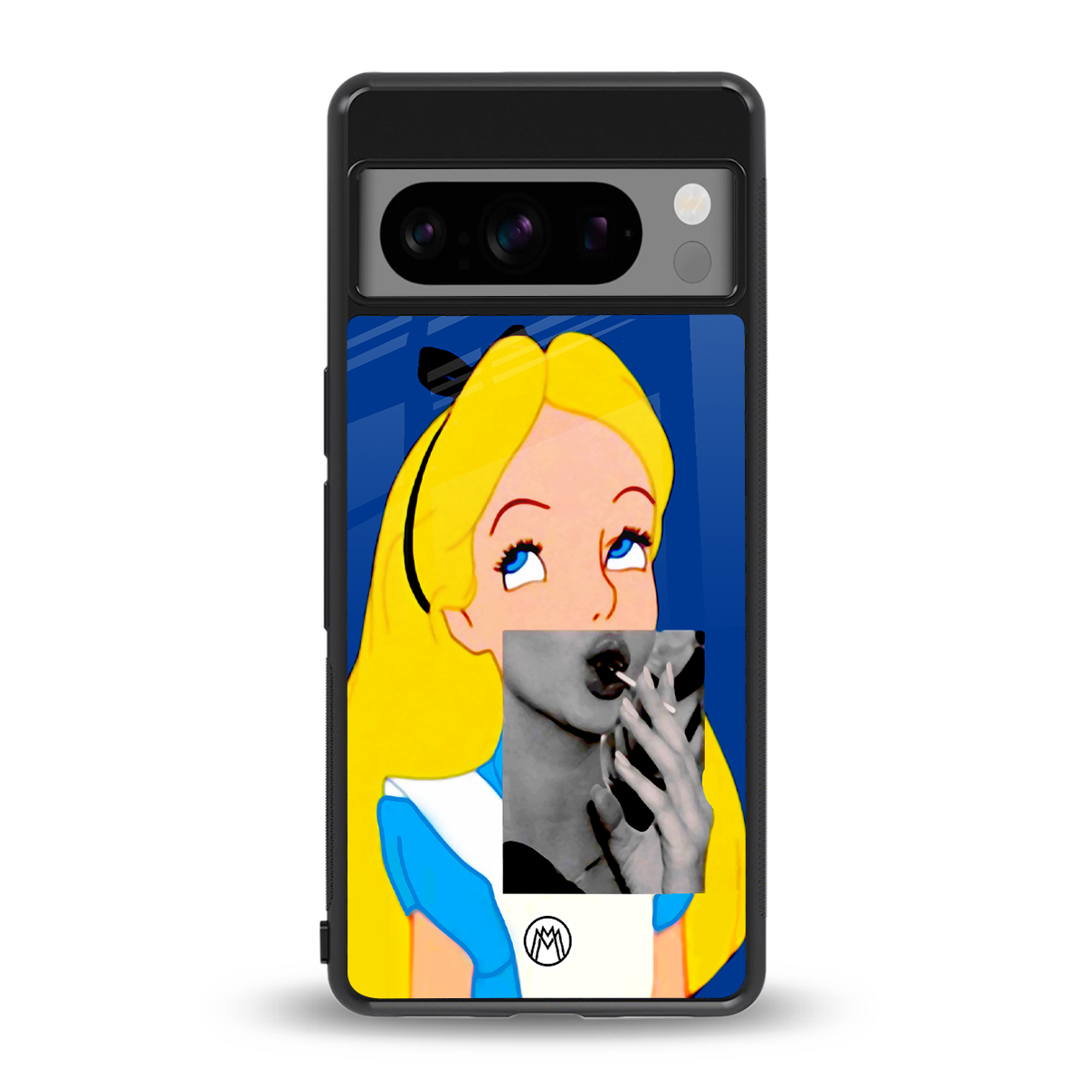 wonderland treat back phone cover | glass case for google pixel 8 pro