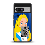 wonderland treat back phone cover | glass case for Google Pixel 8