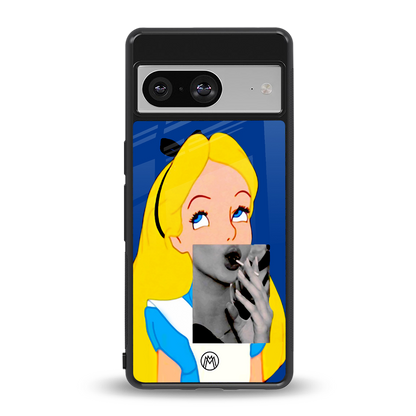 wonderland treat back phone cover | glass case for Google Pixel 8