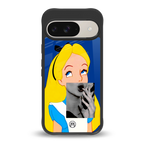 wonderland treat back phone cover | glass case for google pixel 9